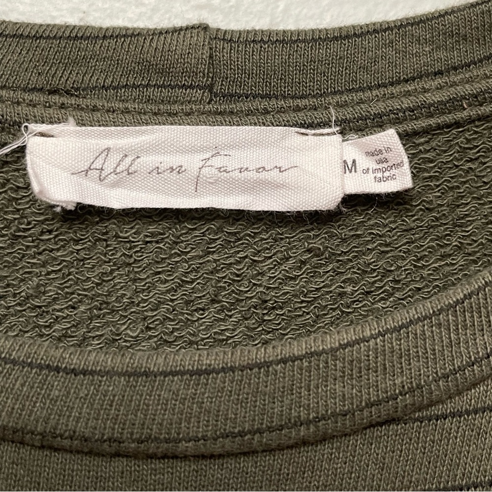 All in Favor Stripe Side Tie Dress, Sz M - Picture 8 of 8